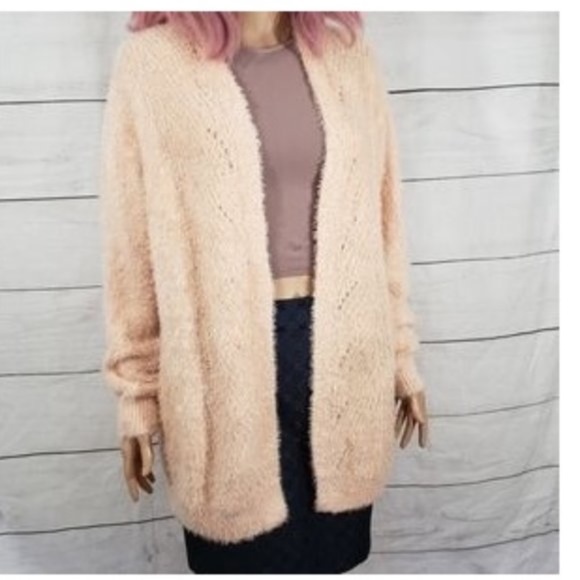 RXB Open Front Pink Cardigan - Picture 8 of 8